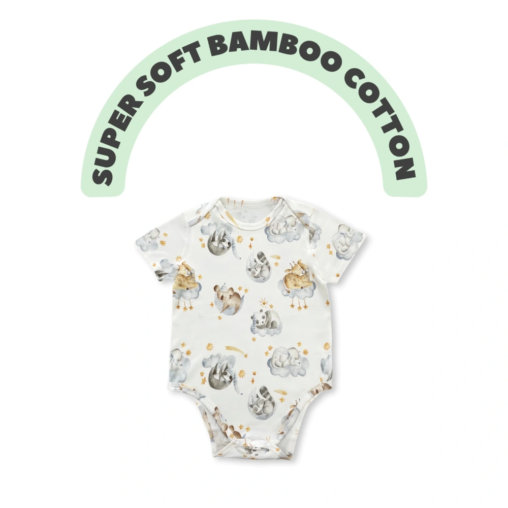Baby Bamboo-Cotton Blend Romper