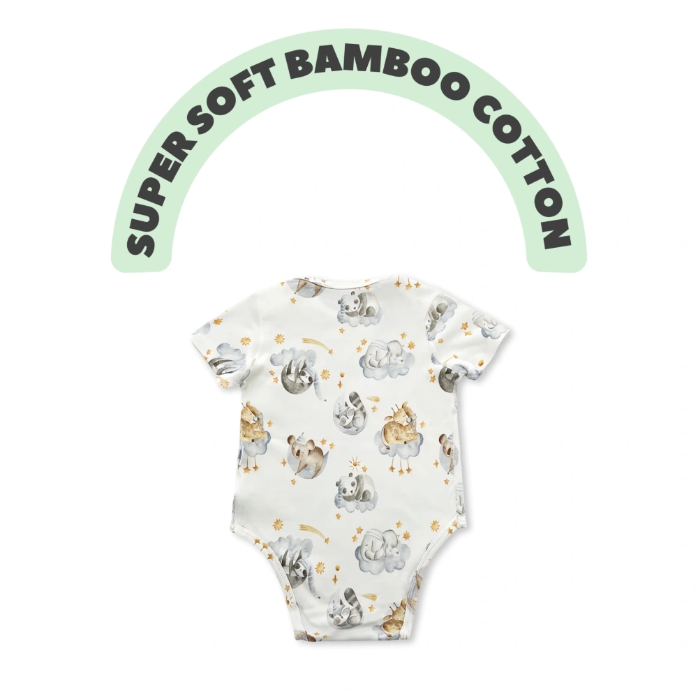 Baby Bamboo-Cotton Blend Romper