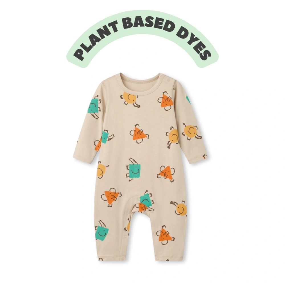 Baby Long Sleeve Full Print Romper