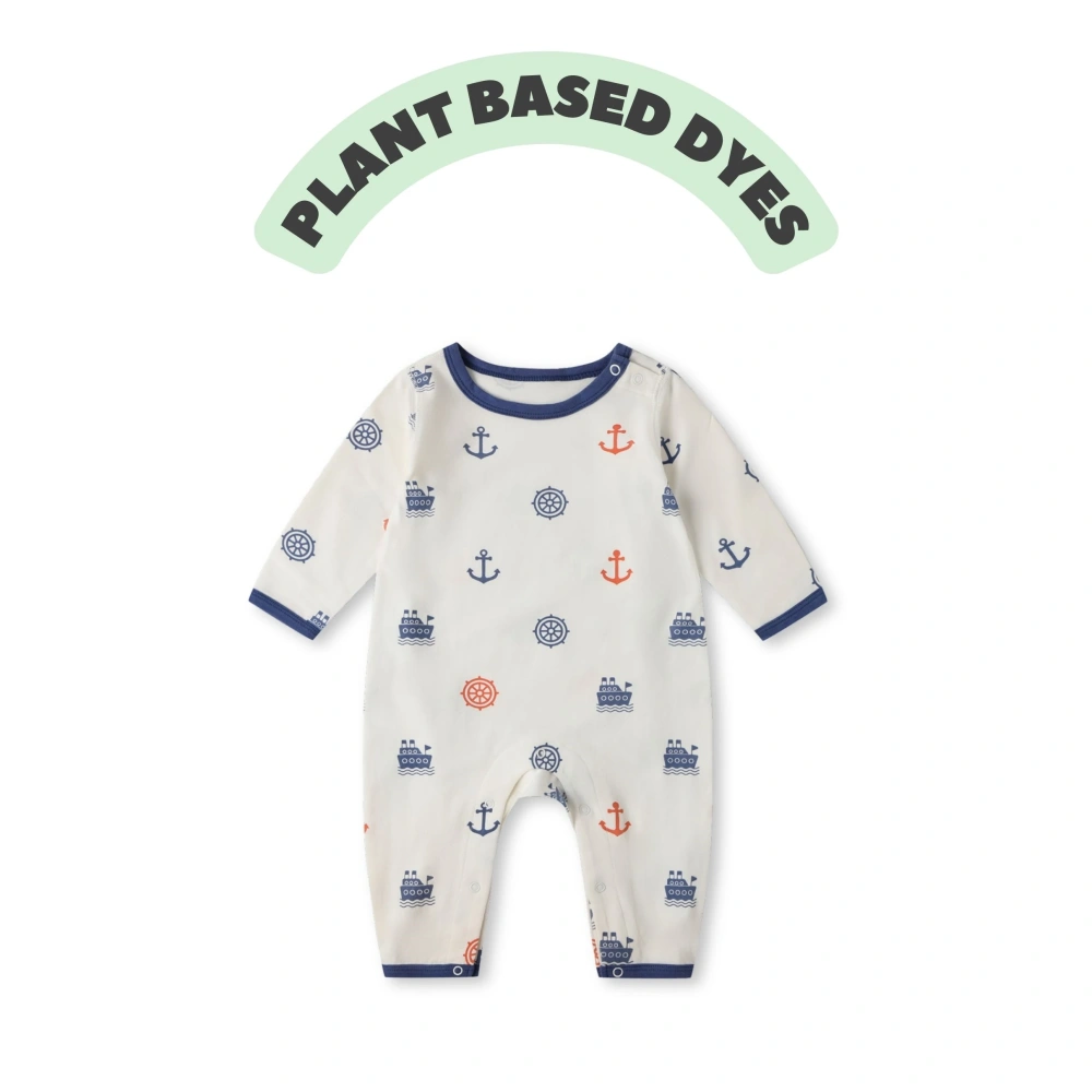 Baby Long Sleeve Full Print Romper