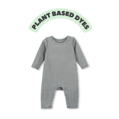 Baby Long Sleeve Button Romper