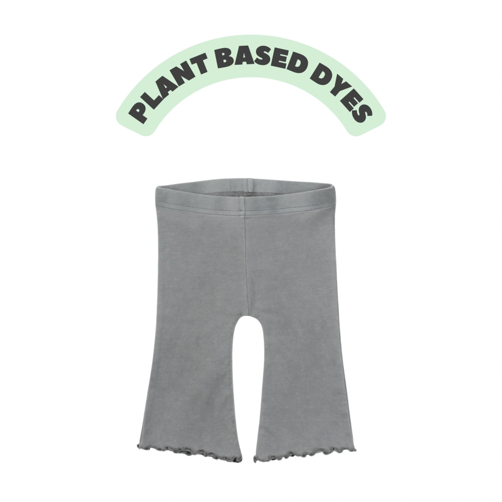 Senseng Baby Floren Flare Pants made from organic cotton with plant dyes