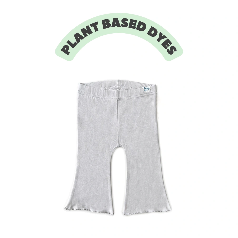 Senseng Baby Floren Flare Pants made from organic cotton with plant dyes