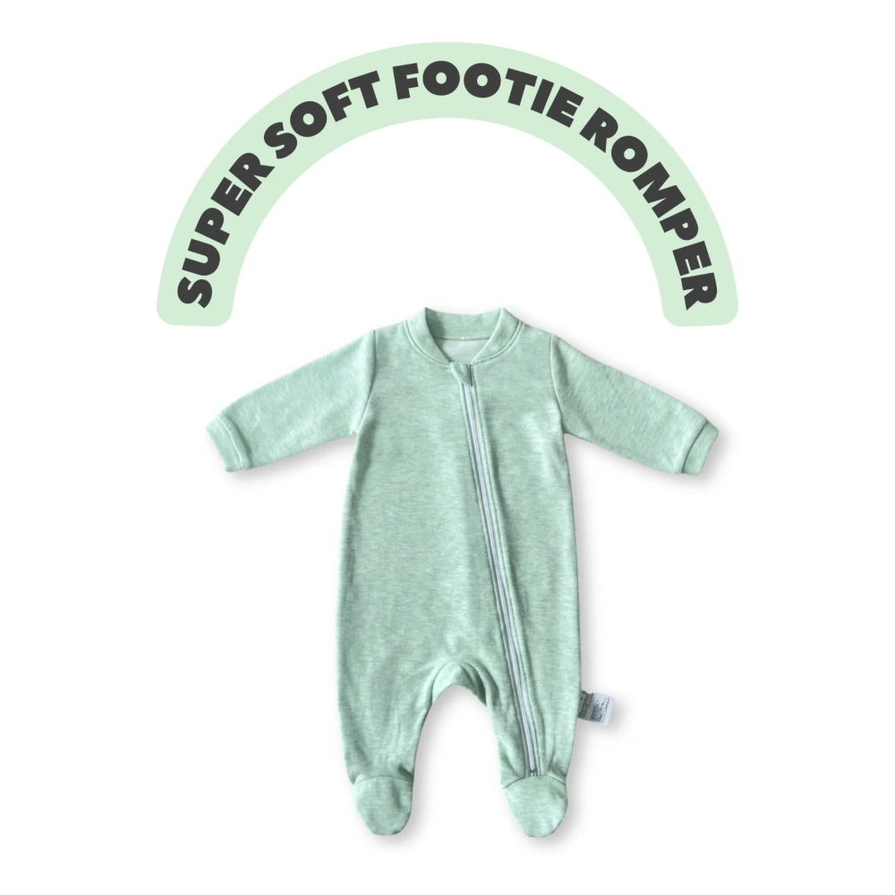Baby Cozy Zip-Up Footie Romper