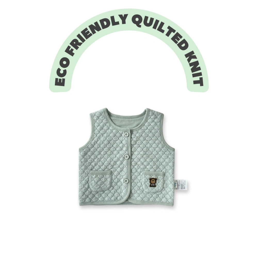 Baby Button-Up Quilted Vest