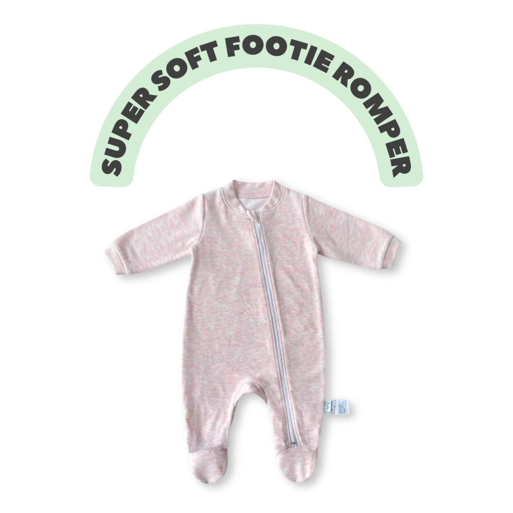 Baby Cozy Zip-Up Footie Romper