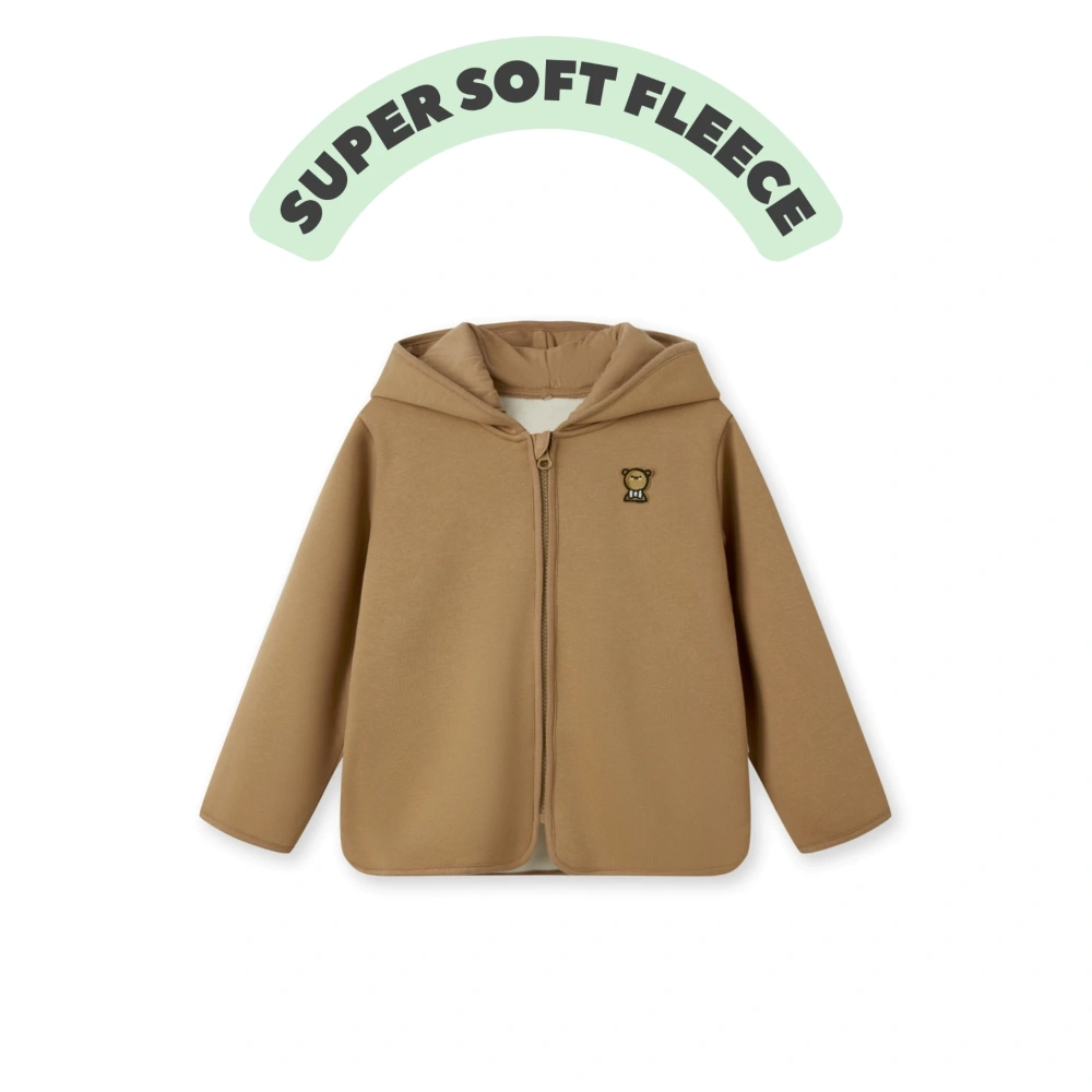Baby Unisex Fleece Hooded Jacket