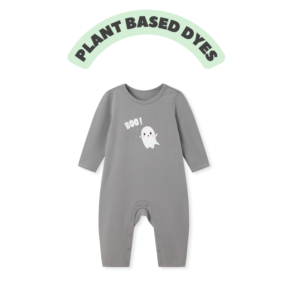 ​Baby Boo Print Organic Cotton Romper