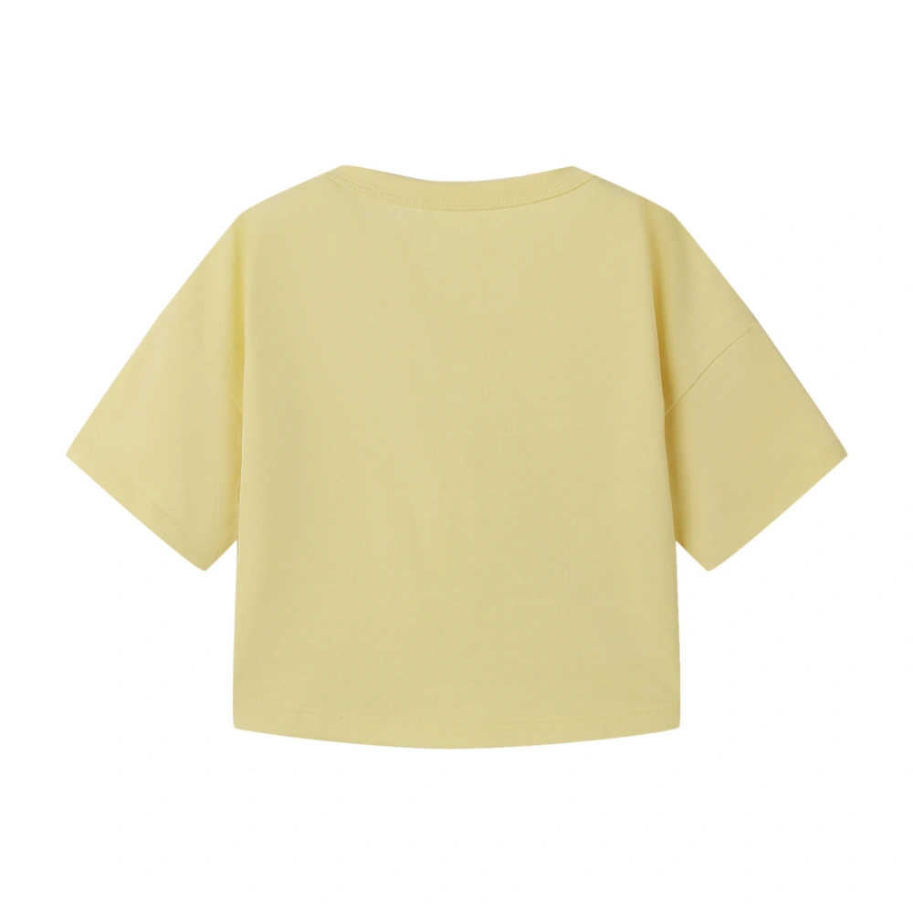 Organic cotton baby girl puff sleeves cherry print bodysuit plant-dyed eco apparel