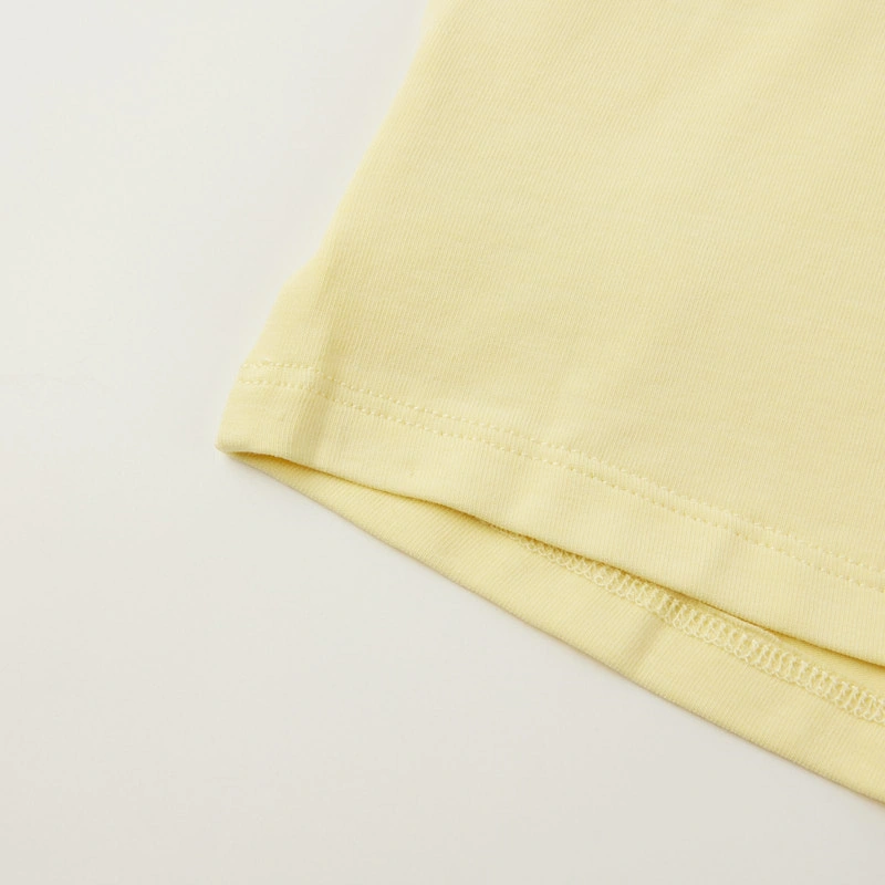 Organic cotton baby girl puff sleeves cherry print bodysuit plant-dyed eco apparel