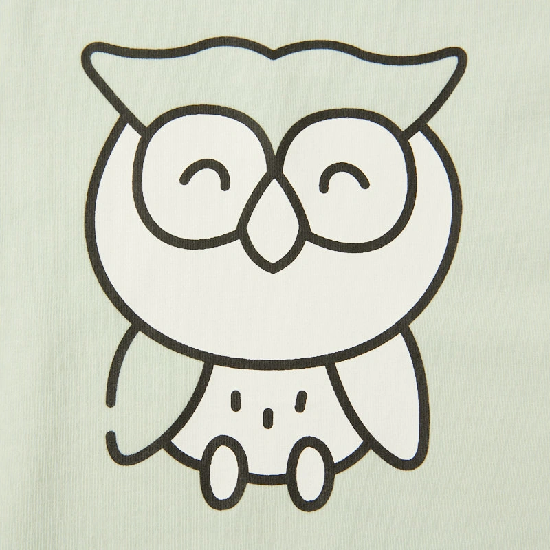 Organic cotton baby girl puff sleeves cherry print bodysuit plant-dyed eco apparel