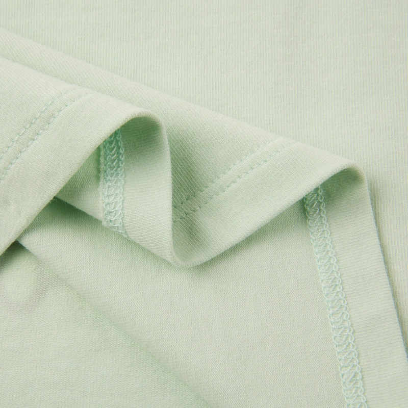 Organic cotton baby girl puff sleeves cherry print bodysuit plant-dyed eco apparel