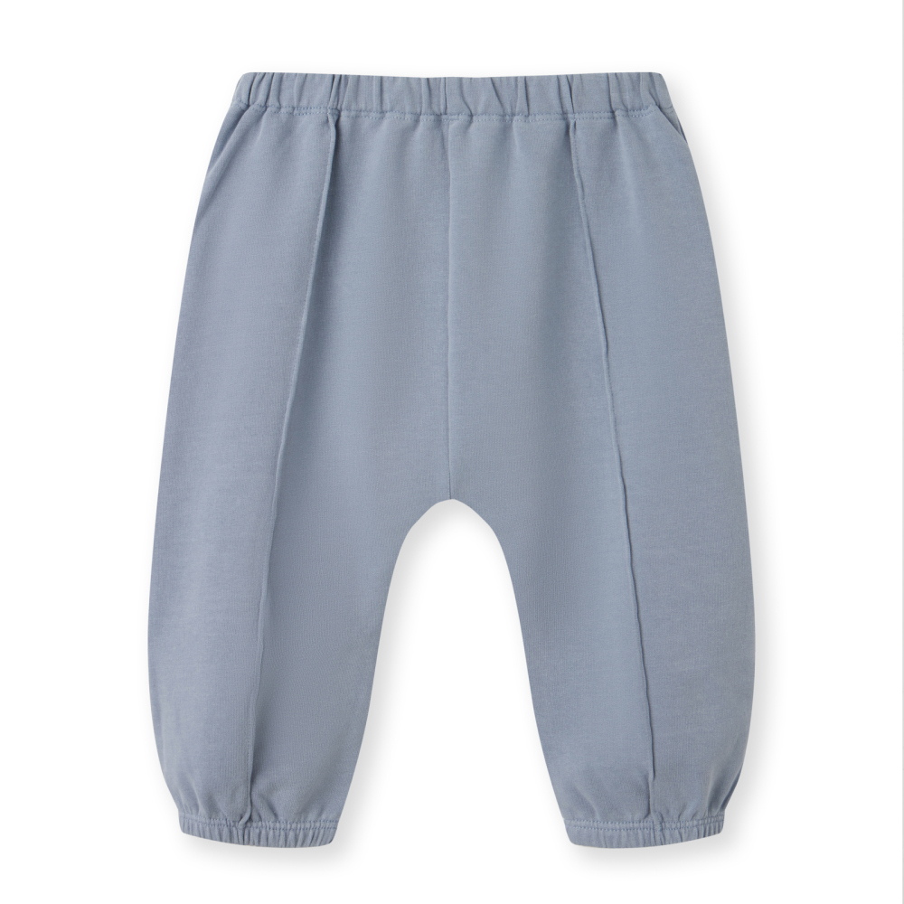 Plant dyed organic cotton baby sweatshirt set (sweatshirt+jogger pants)