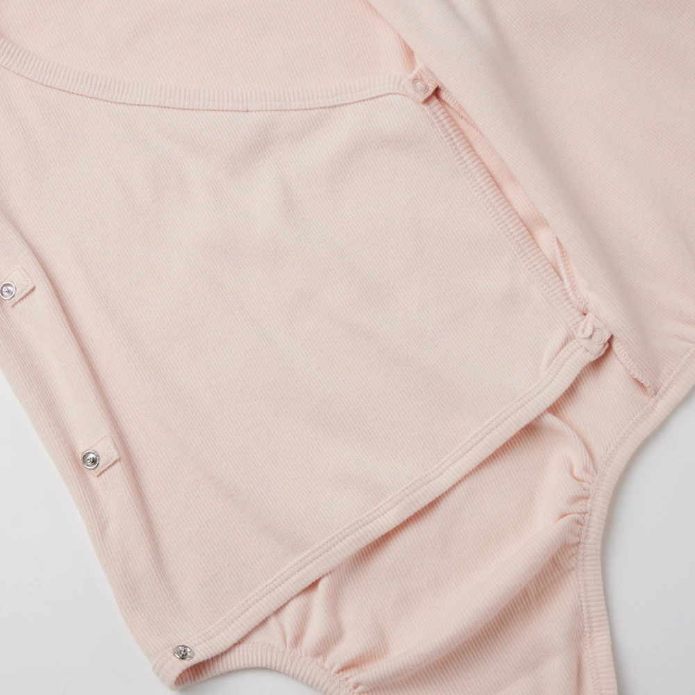 Baby Unisex Long Sleeve Kimono Bodysuit+Ribbed Legging Set