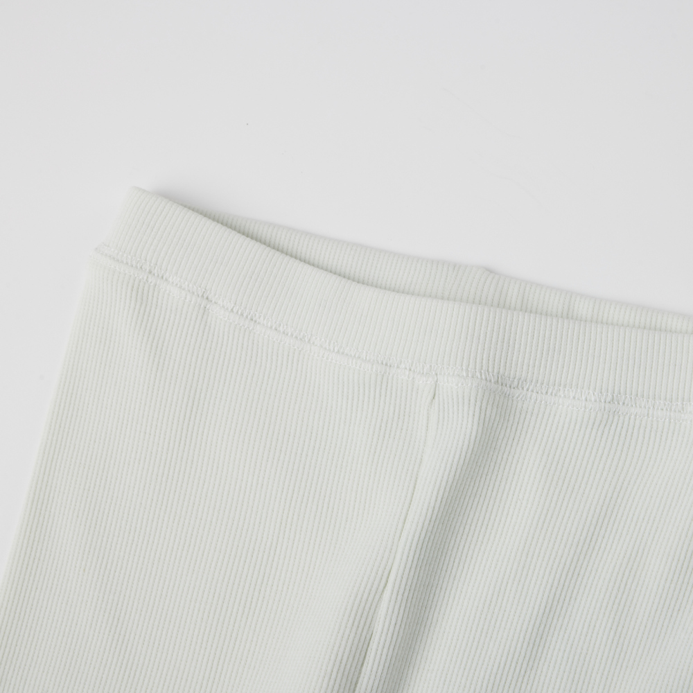 Baby Unisex Long Sleeve Kimono Bodysuit+Ribbed Legging Set