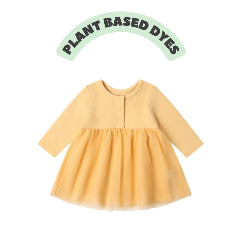 Baby Girl French Terry Long Sleeve Dress