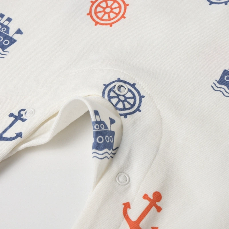 Baby Long Sleeve Full Print Romper