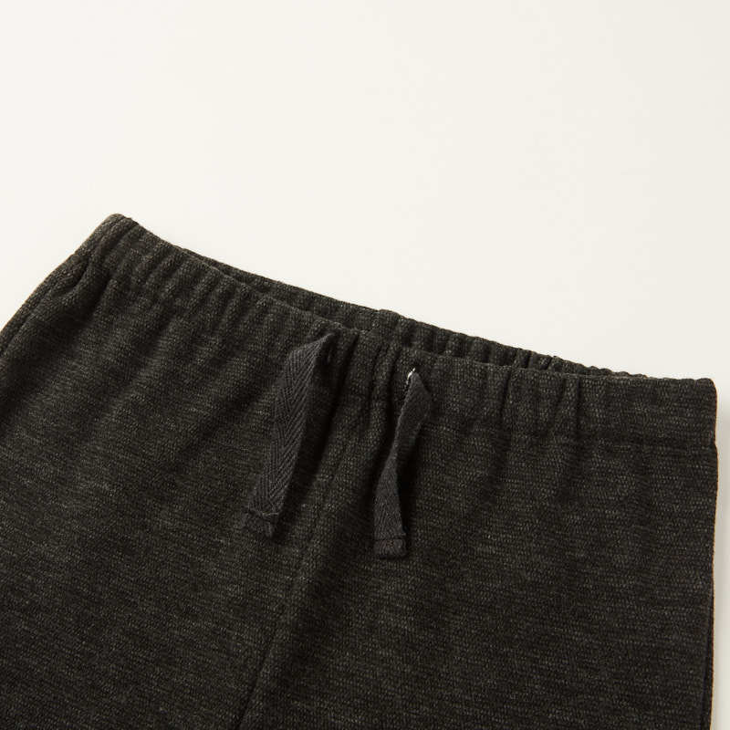 Baby Button-Up Quilted Jacket+Brushed Fleece Pant Set