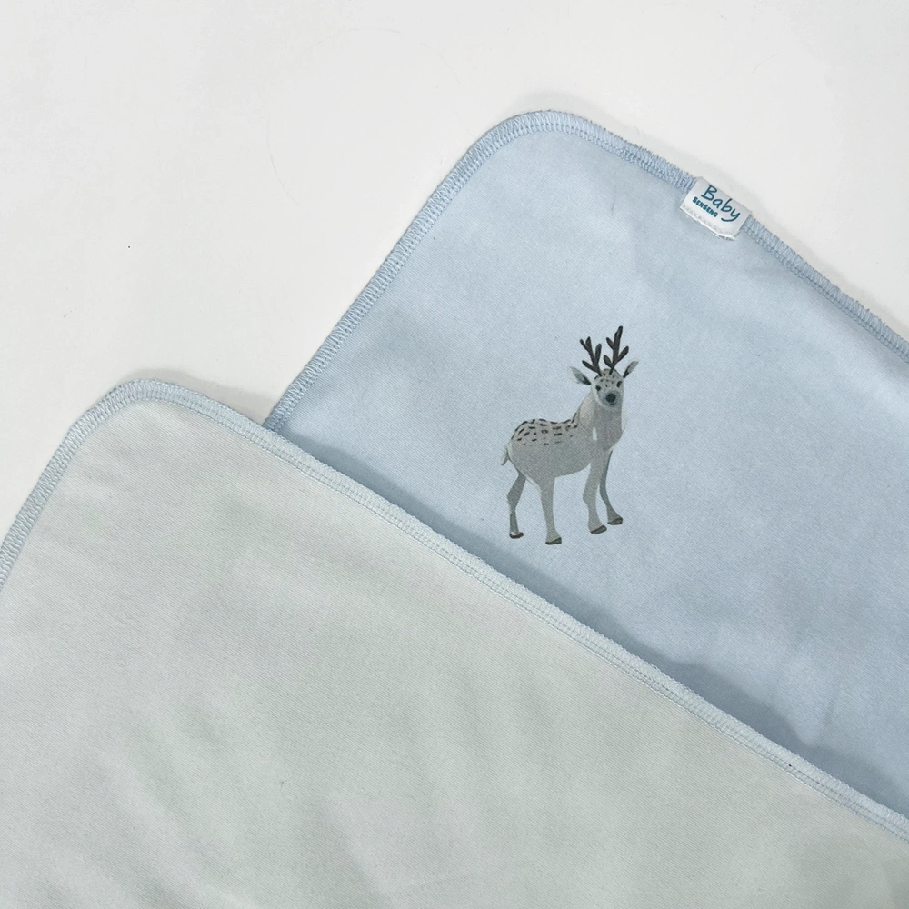 Baby Xmas Dog Long Sleeve Bodysuit+Swaddle Blanket Set