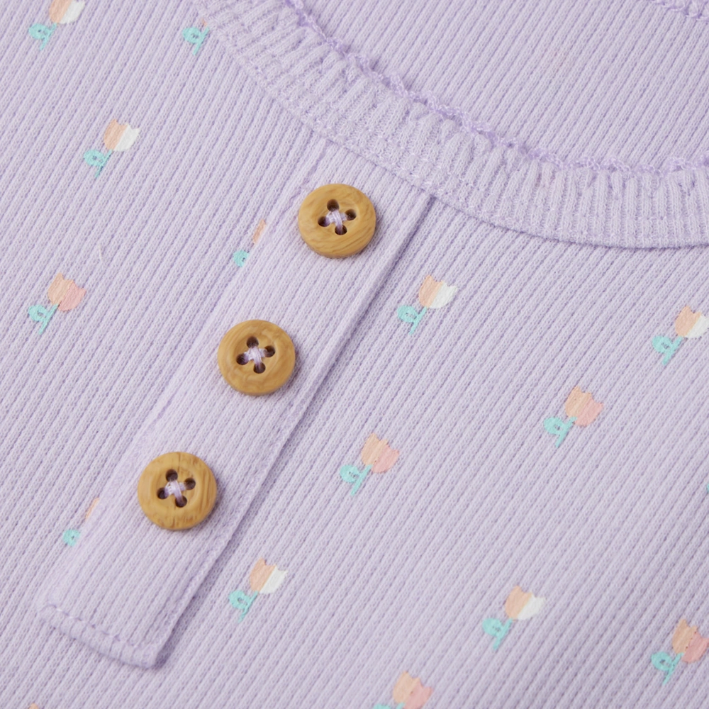 Baby Girl Organic Cotton Plant-Dyed 3-Piece Layette Set