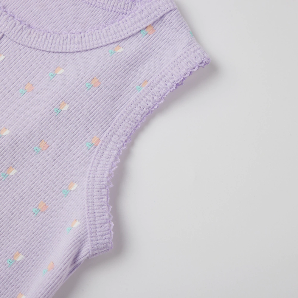 Baby Girl Organic Cotton Plant-Dyed 3-Piece Layette Set