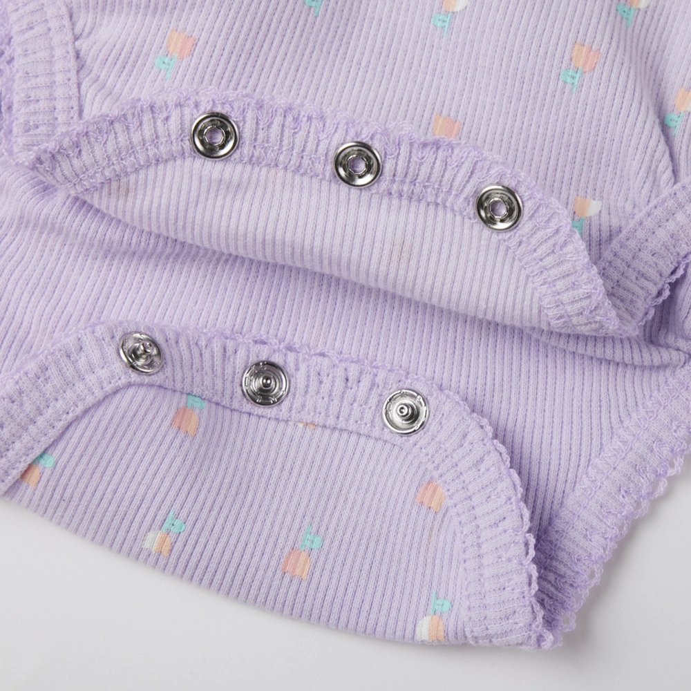 Baby Girl Organic Cotton Plant-Dyed 3-Piece Layette Set