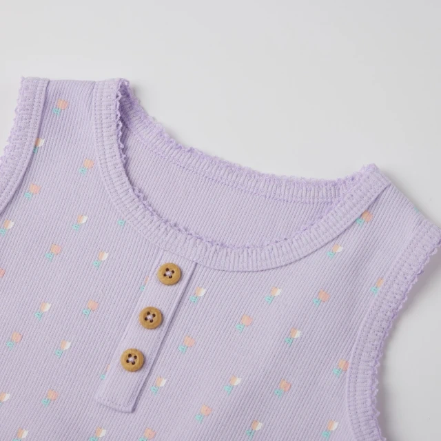 Baby Girl Organic Cotton Plant-Dyed 3-Piece Layette Set