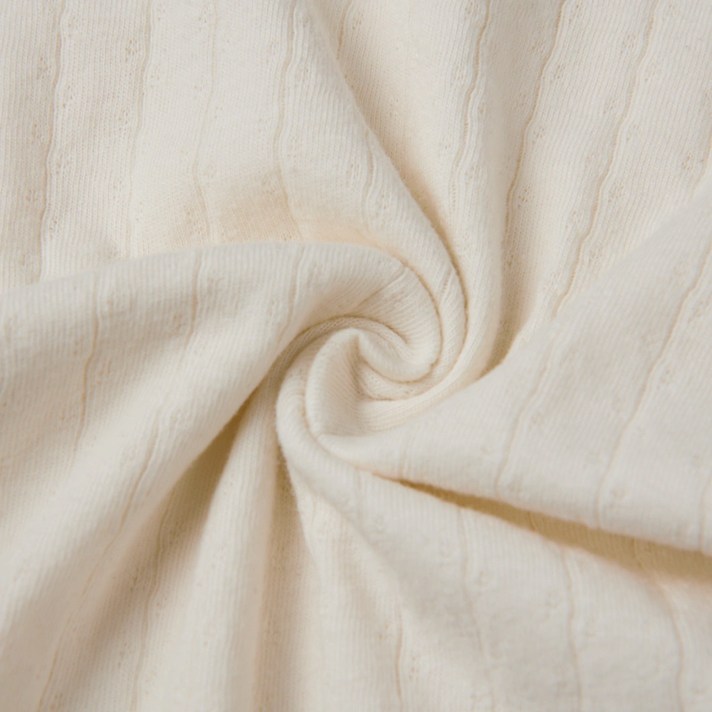 Plant-dyed organic cotton pointelle sleeveless baby bodysuit