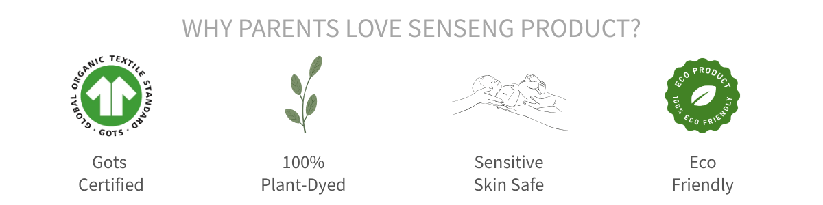 GOTS organic cotton and plant-dyed baby clothing safety certifications