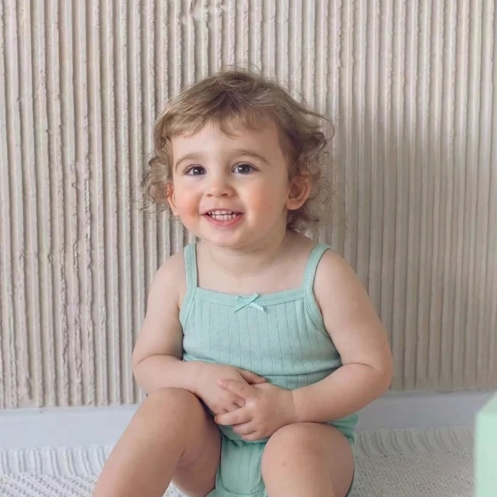 Baby Girl Pointelle 4-Pack Strappy Bodysuits