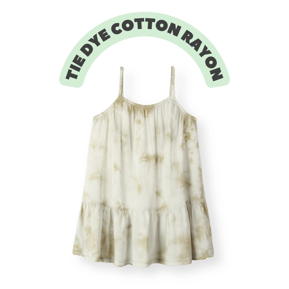 Boho Toddler Girl Tie Dye Twirl Dress