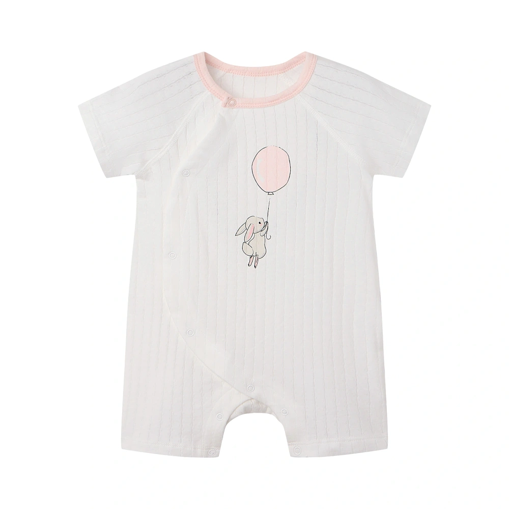 Baby Side Snap Elephant Print Romper