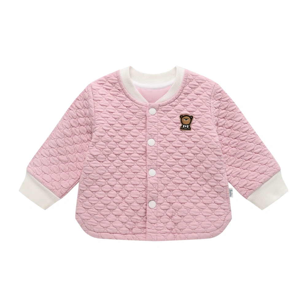 Baby Button-Up Quilted Bomber Jacket