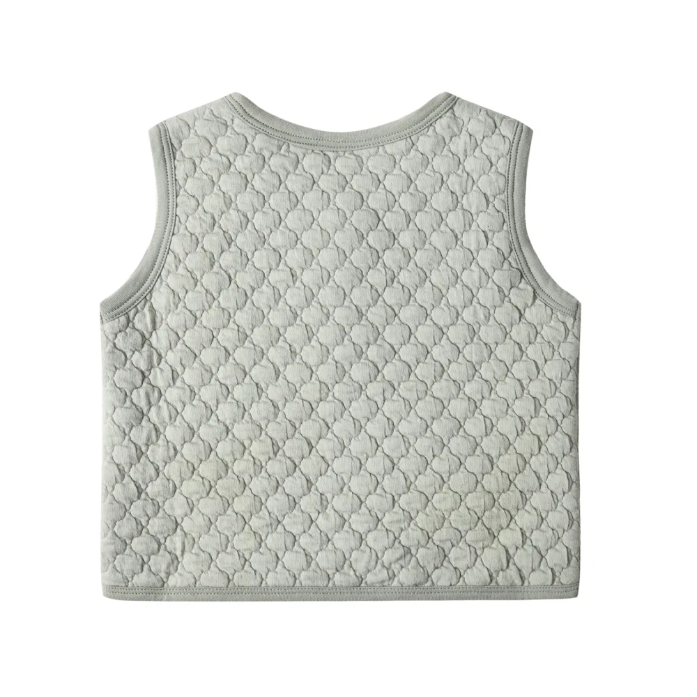Baby Button-Up Quilted Vest