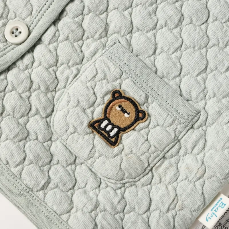 Baby Button-Up Quilted Vest