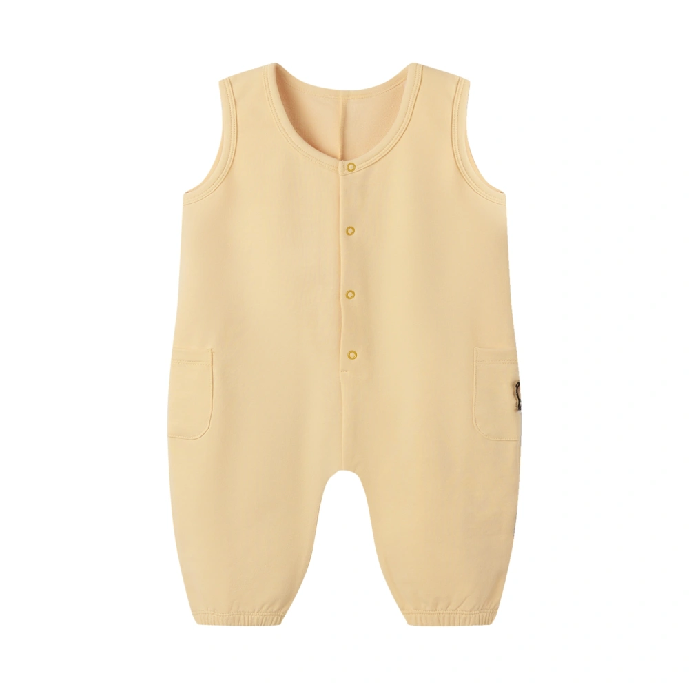 Organic Cotton Plant-dyed Sleeveless Baby Romper