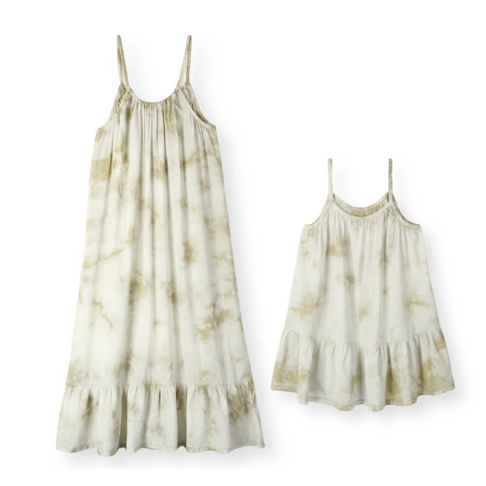 Senseng Mommy & Me Matching Tie-Dye Set – Breathable & Cooling Summer Outfit