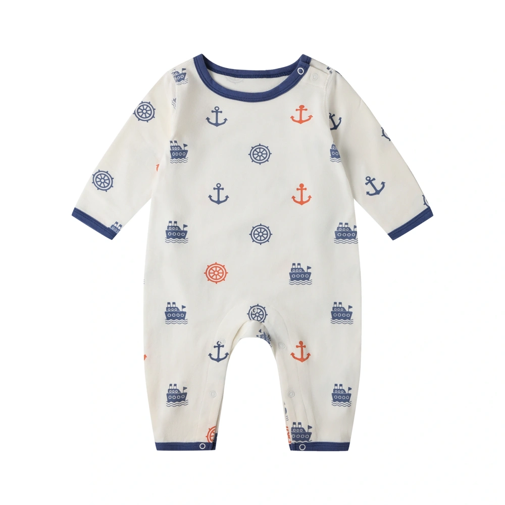 Baby Long Sleeve Full Print Romper