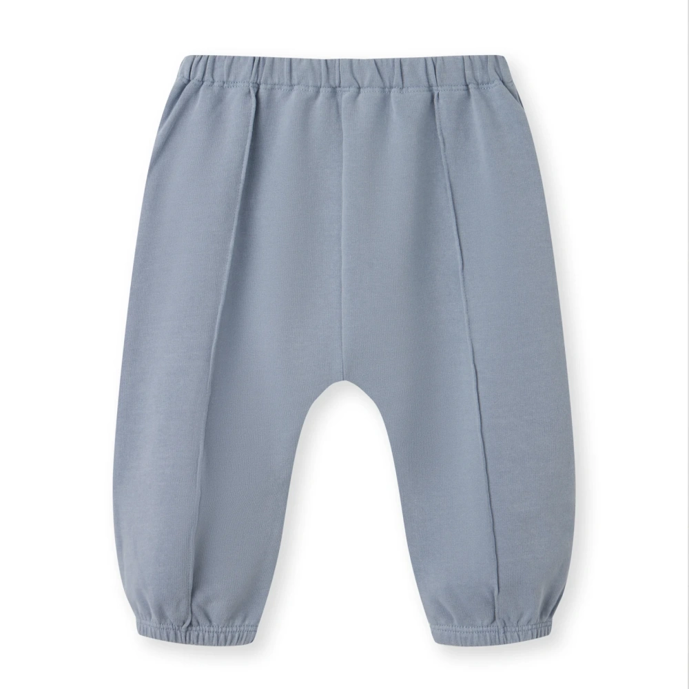Senseng organic baby jogger pants in natural dyed French terry