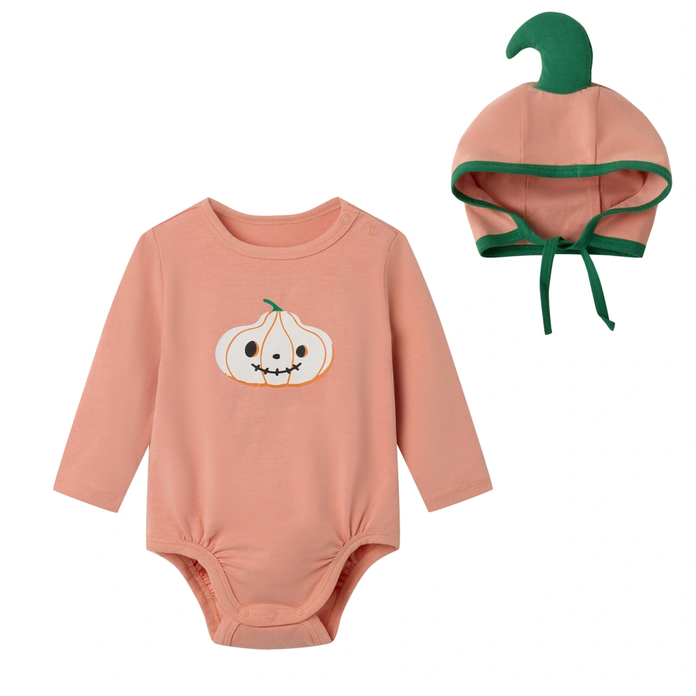 Organic Pumpkin Patch Baby Bodysuit & Hat Set