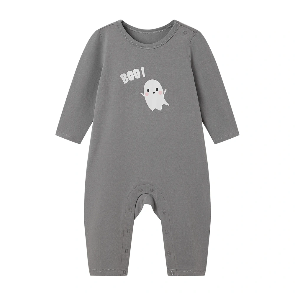 ​Baby Boo Print Organic Cotton Romper