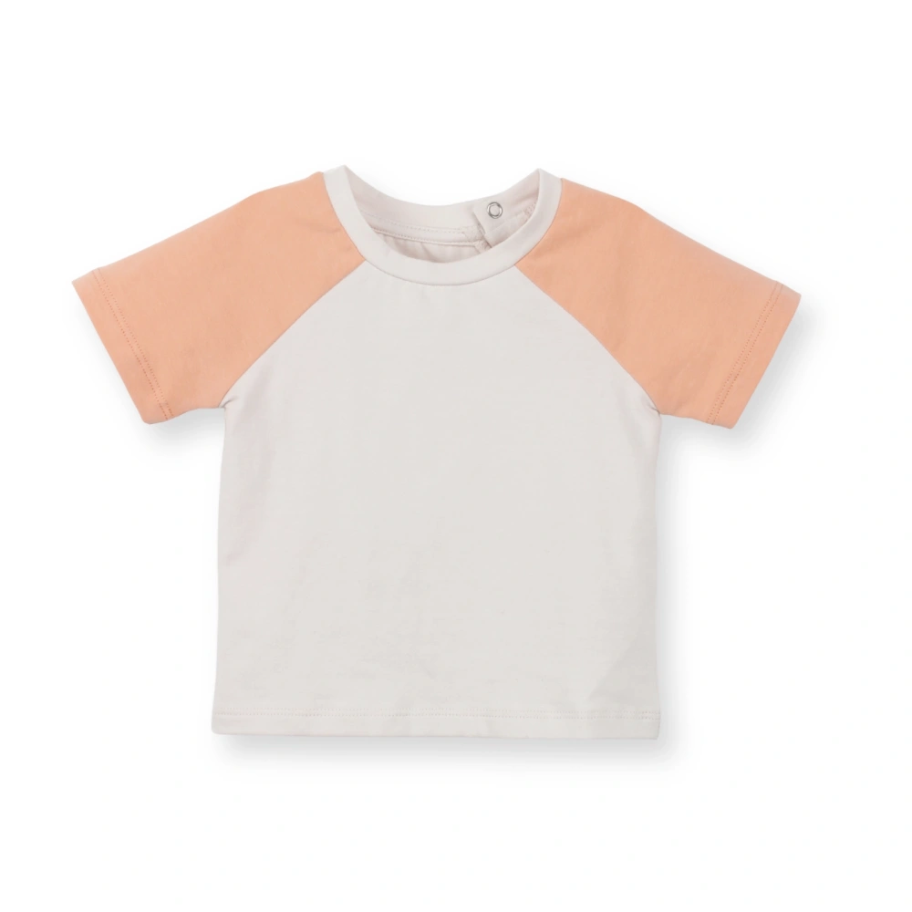 Plant Dyed Organic Cotton Raglan Short Sleeve Tee
