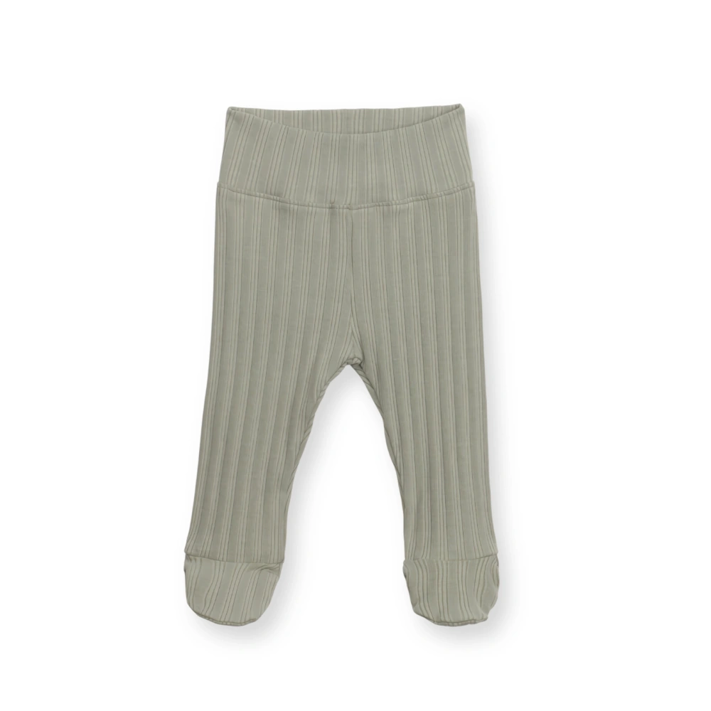 Plant-dyed Baby Rib Footed Pants