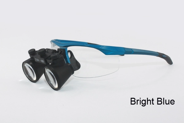 Flip Up dental surgical loupes 2.5x 3.0x 3.5x with Sports frames