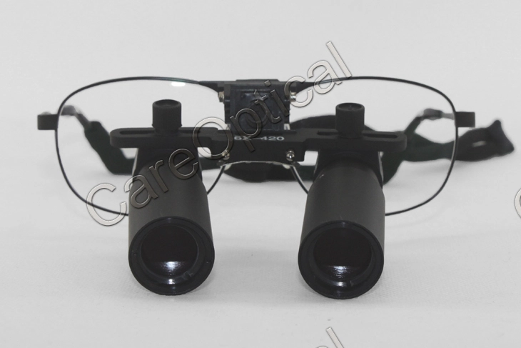 Flip Up Prismatic Loupes 3.0x-8.0x with Titanium Frames