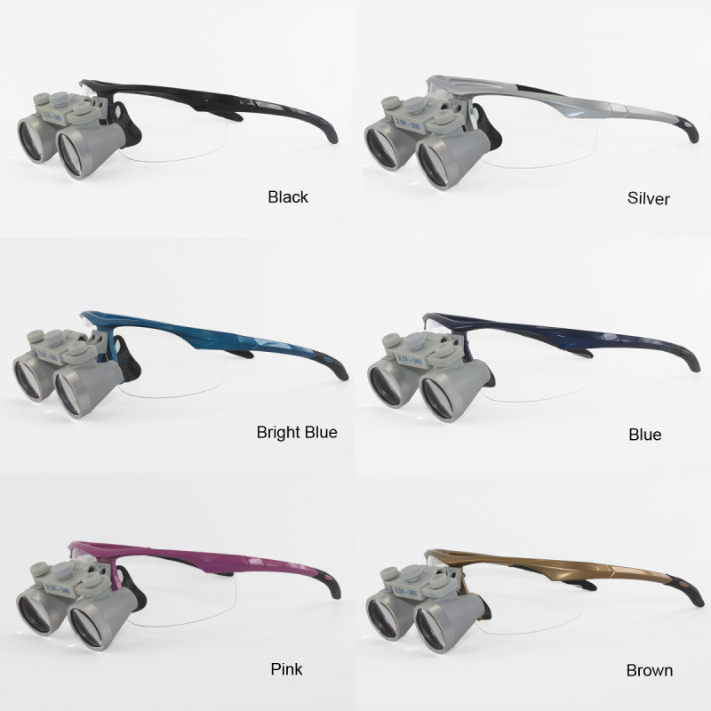 Flip Up dental surgical waterproof loupes 2.5x 3.0x 3.5x Sports Frames