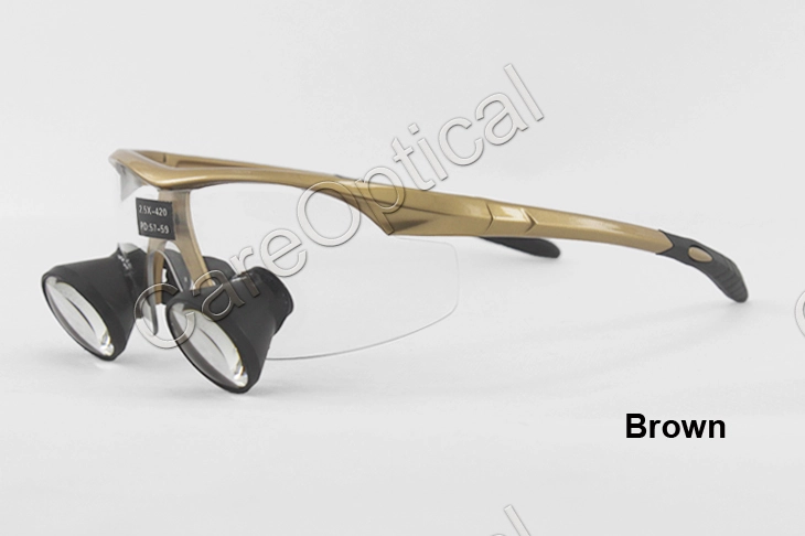 Custom Made TTL Dental Surgical Loupes 2.5x 3.0x 3.5x with Sports frames