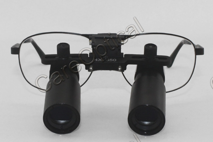 Flip Up Prismatic Loupes 3.0x-8.0x with Titanium Frames