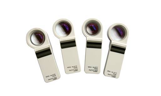 Handheld magnfier 671 LSeries Aspheric coating lens  with LE LGITH