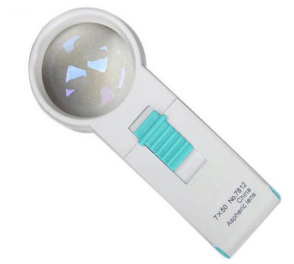 handheld magnifier 781 series with light illumination Aspheric coating lens